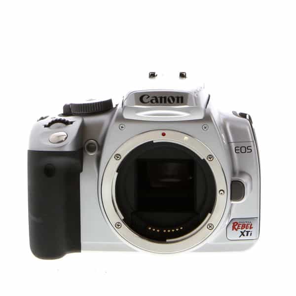 Canon EOS Rebel XTI DSLR Camera Body, Silver {10.1MP} at KEH Camera