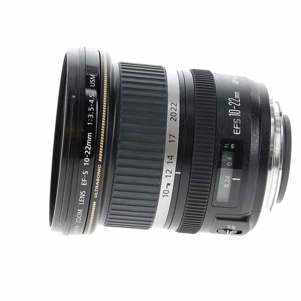 Canon EF-S 10-22mm f/3.5-4.5 USM Autofocus APS-C Lens, Black {77} at KEH  Camera