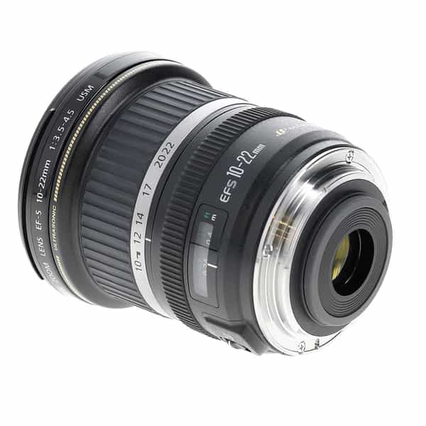 Canon EF-S 10-22mm f/3.5-4.5 USM Autofocus APS-C Lens, Black {77} at KEH  Camera