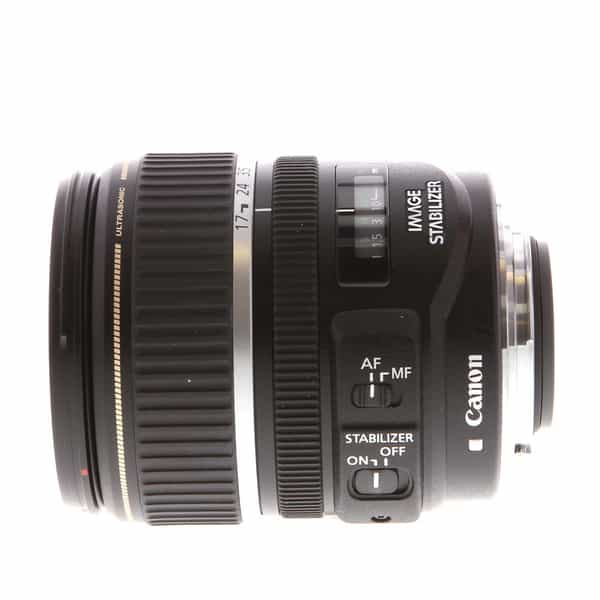 Canon EF-S 17-85mm f/4-5.6 IS USM Autofocus APS-C Lens, Black {67} at KEH  Camera