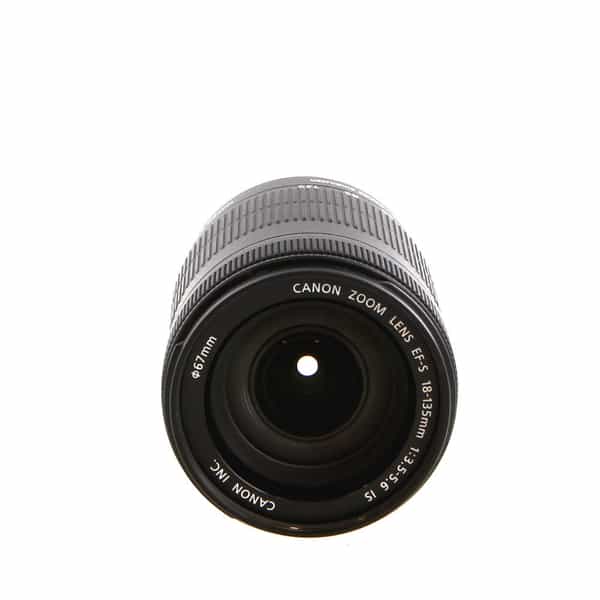 Canon EF-S 18-135mm f/3.5-5.6 IS Autofocus APS-C Lens, Black {67} at KEH  Camera