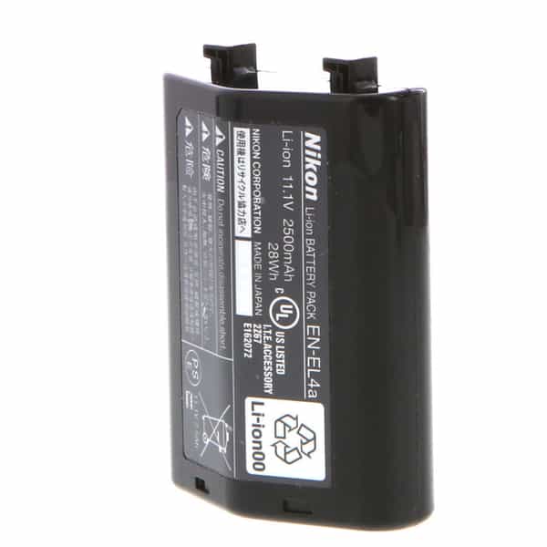 Nikon EN-EL4 Li-Ion Battery (D2H,D2X,D2XS,D3,D3X) Requires BL-1,BL-4 Cover  at KEH Camera