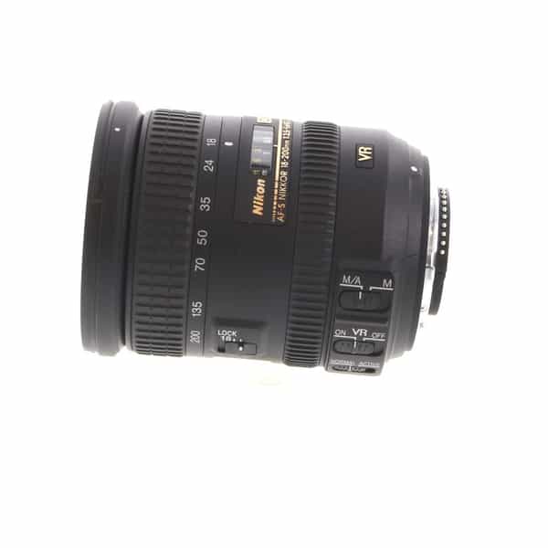 Nikon AF-S DX Nikkor 18-200mm f/3.5-5.6 G ED IF VR II Autofocus APS-C Lens,  Black {72} at KEH Camera