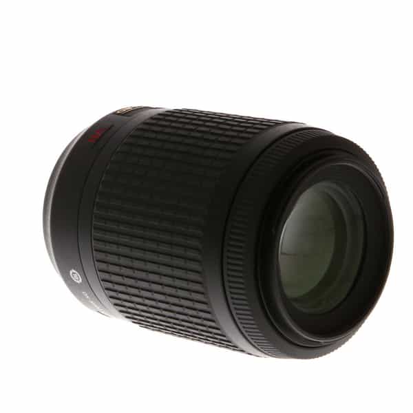 Nikon AF-S DX 55-200mm f/4-5.6 ED VR Autofocus APS-C Black {52} at KEH Camera