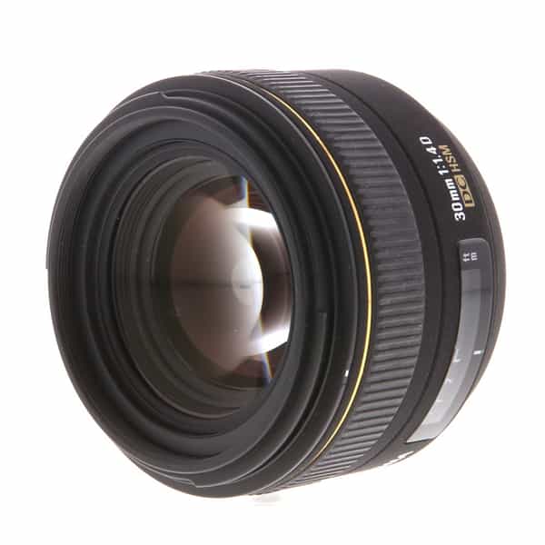 Sigma 30mm f/1.4 EX DC D HSM Autofocus APS-C Lens for Nikon F-Mount {62} at  KEH Camera