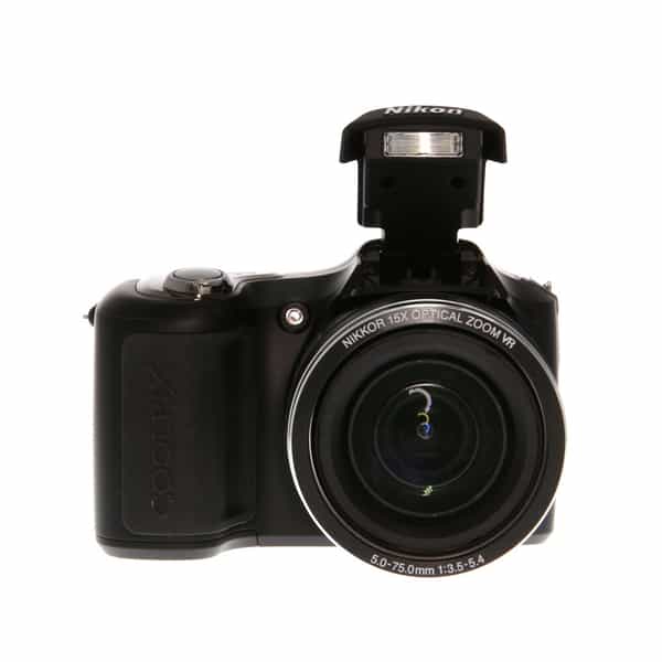 Nikon Coolpix L100 Digital Camera, Black {10MP} Requires 4/AA at KEH Camera