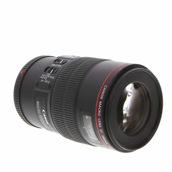 Canon 100mm f/2.8 L Macro IS USM EF-Mount Lens {67} at KEH Camera