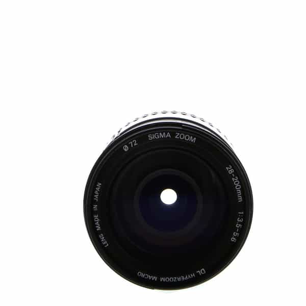 Sigma 28-200mm f/3.5-5.6 Aspherical Macro DL IF Hyperzoom Lens for Canon  EF-Mount, Black {72} at KEH Camera