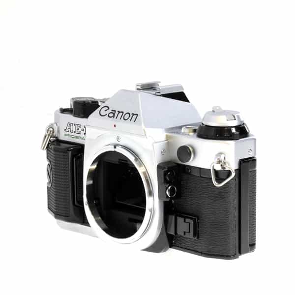 Canon AE-1 Program 35mm Camera Body, Chrome at KEH Camera