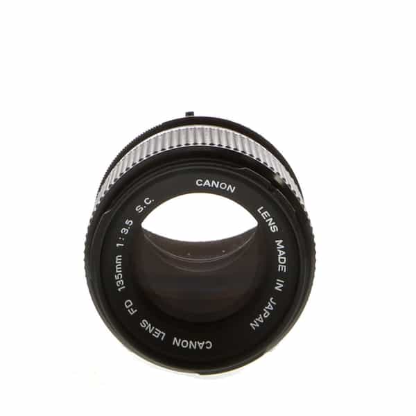 Canon 135mm F/3.5 SC Breech Lock FD Mount Lens {55} at KEH Camera