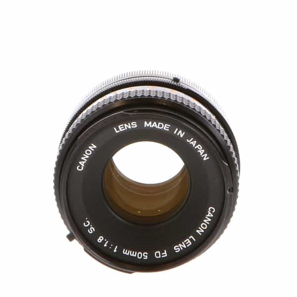 Canon 50mm F/1.8 SC Breech Lock FD Mount Lens {55} - Used SLR & DSLR Lenses  - Used Camera Lenses at KEH Camera at KEH Camera