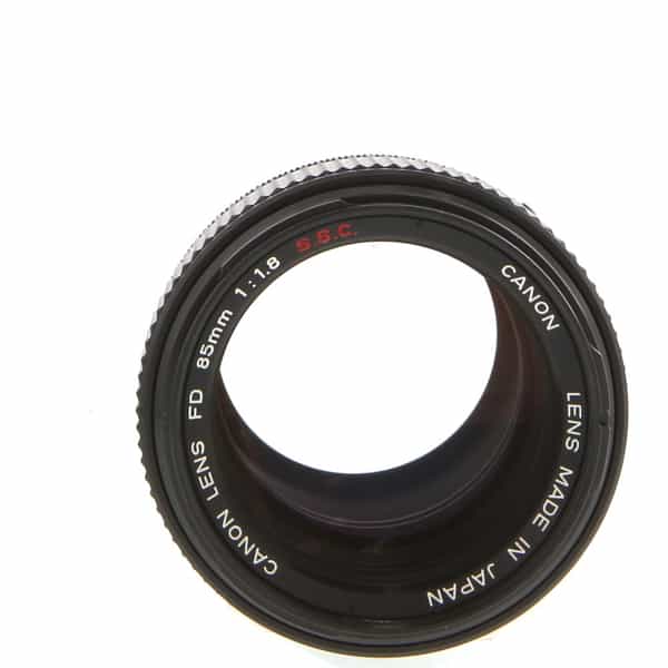 Canon 85mm F/1.8 SSC Breech Lock FD Mount Lens {55} - Used SLR & DSLR Lenses  - Used Camera Lenses at KEH Camera at KEH Camera
