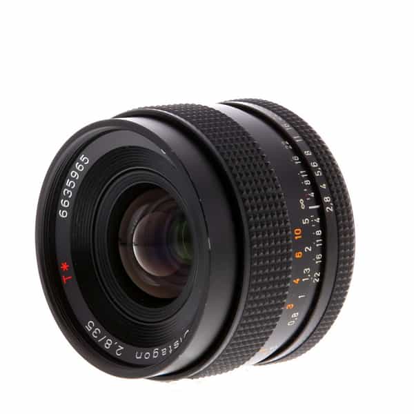 Contax 35mm F/2.8 Distagon T* C/Y Mount Lens {55} - Used SLR & DSLR Lenses  - Used Camera Lenses at KEH Camera at KEH Camera