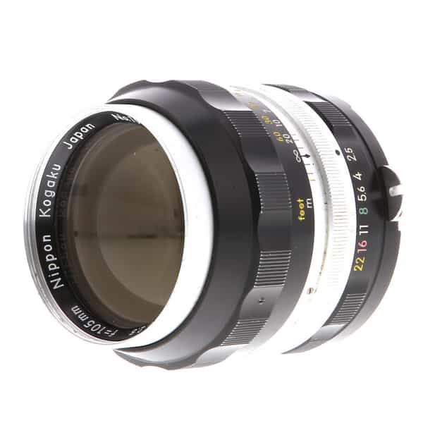 Nikon 105mm f/2.5 NIKKOR-P AI'D Manual Focus Lens {52} at KEH Camera