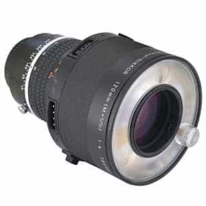 Nikon 120mm f/4 Medical-NIKKOR (M=1/11) Manual Focus Lens without 0.8-2X  Close-up Adapter (Requires External Power Supply) at KEH Camera