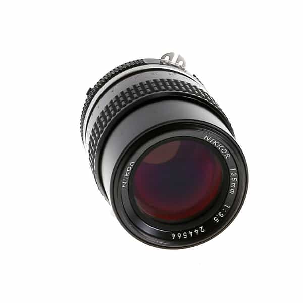 Nikon 135mm f/3.5 NIKKOR AI Manual Focus Lens {52} at KEH Camera