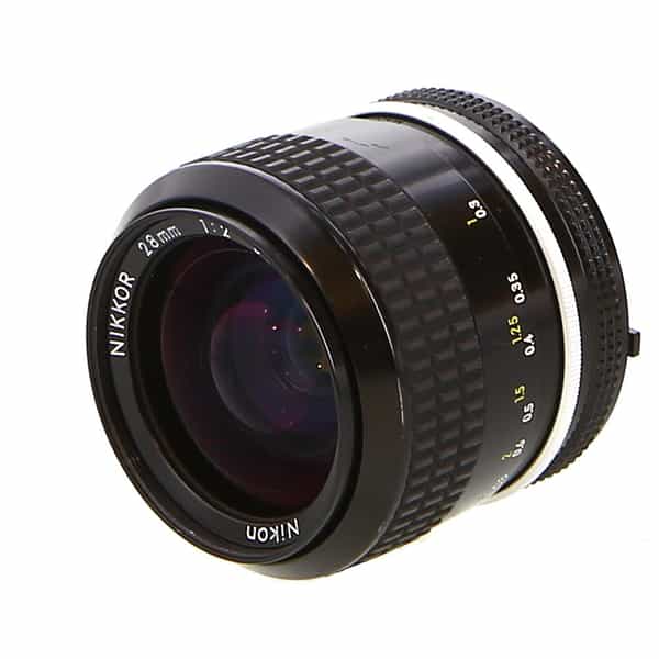 Nikon Nikkor 28mm F/2 AI Manual Focus Lens {52} - Used SLR & DSLR Lenses -  Used Camera Lenses at KEH Camera at KEH Camera