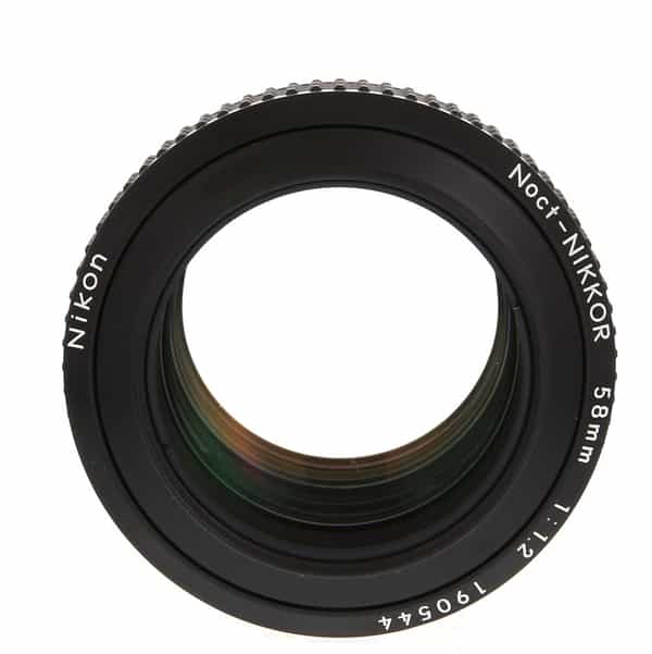 Nikon 58mm f/1.2 Noct-NIKKOR AIS Manual Focus Lens {52} at KEH Camera