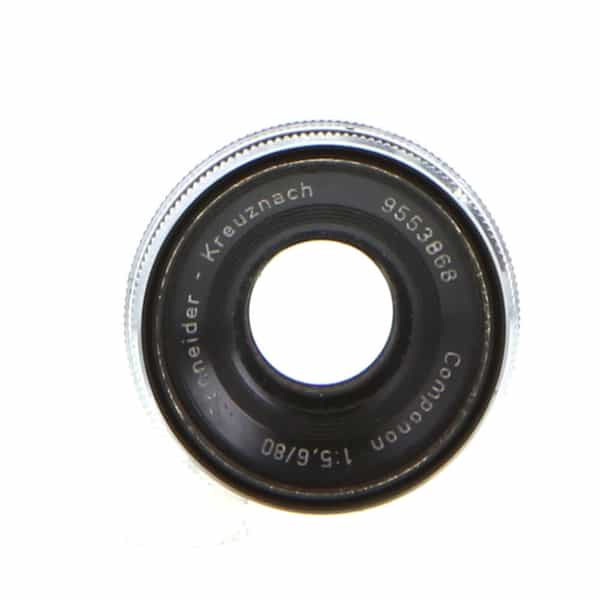 Schneider 80mm f/5.6 Componon (25mm Mount) Enlarging Lens, Black at KEH  Camera