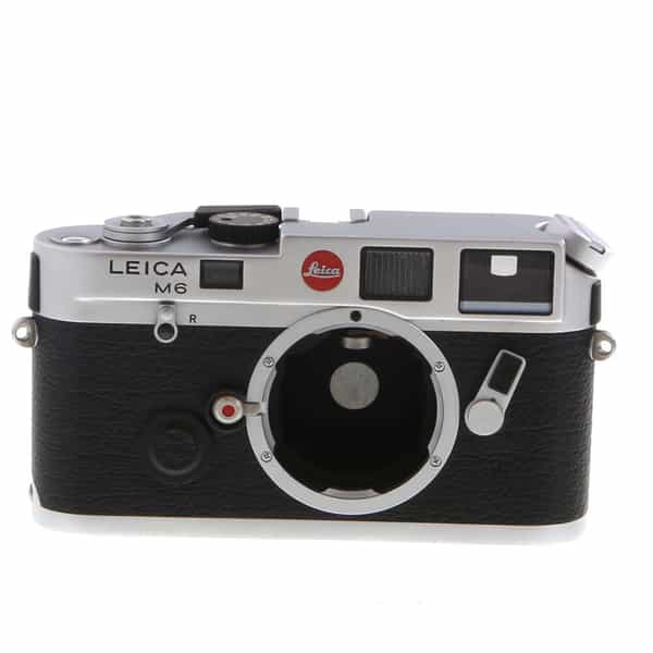 Leica M6 (0.72X Finder/28-135mm Original) 35mm Rangefinder Camera Body,  Silver Chrome (10414) at KEH Camera