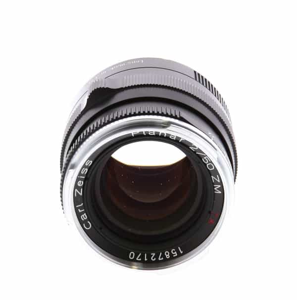 Zeiss 50mm f/2 ZM Planar T* Lens for Leica M-Mount, Black {43} at KEH Camera
