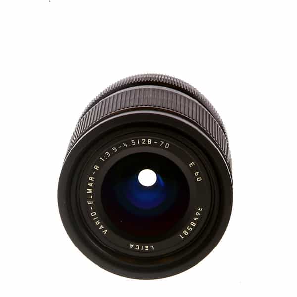 Leica 28-70mm f/3.5-4.5 Vario-Elmar-R 3 Cam R-Mount Lens, Japan {E60} with  Built-In Hood (11265) at KEH Camera