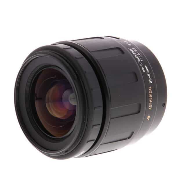 Tamron 28-80mm f/3.5-5.6 Aspherical (277D) Autofocus Lens for Minolta Alpha  Mount {58} at KEH Camera