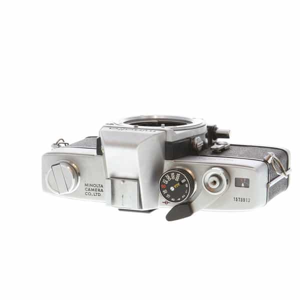 Minolta SRT 101 35mm Camera Body, Chrome (Version 1A with All Black Speed  Dial, Single Slot Spool) at KEH Camera