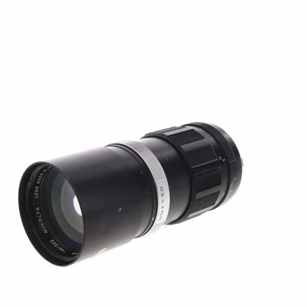 Minolta 200mm F/3.5 Tele Rokkor QF MC Mount Manual Focus Lens {62} at KEH  Camera