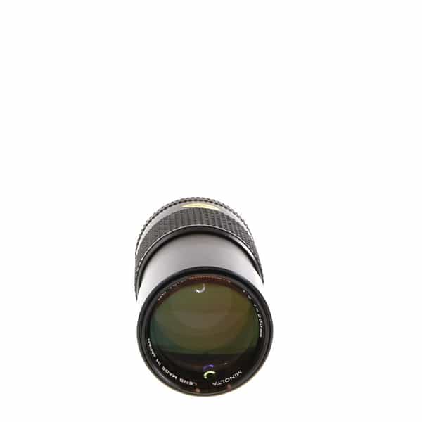 Minolta 200mm F/4 Tele Rokkor-X MD Mount Manual Focus Lens {55} at KEH  Camera