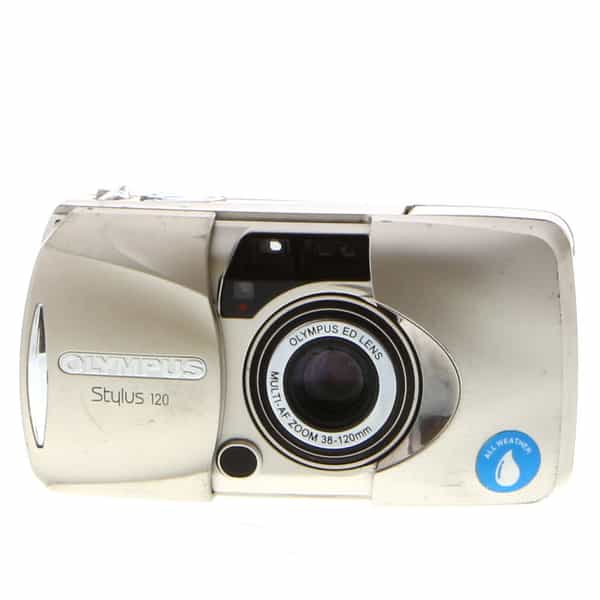 Olympus Stylus 120 All Weather, Quartz Date 35mm Camera, Champagne with  38-120mm Lens at KEH Camera
