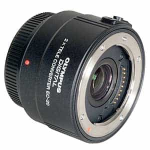 Olympus EC-20 2X Teleconverter (E) for Four Thirds Mount Lenses (not MFT) -  With Caps - EX+