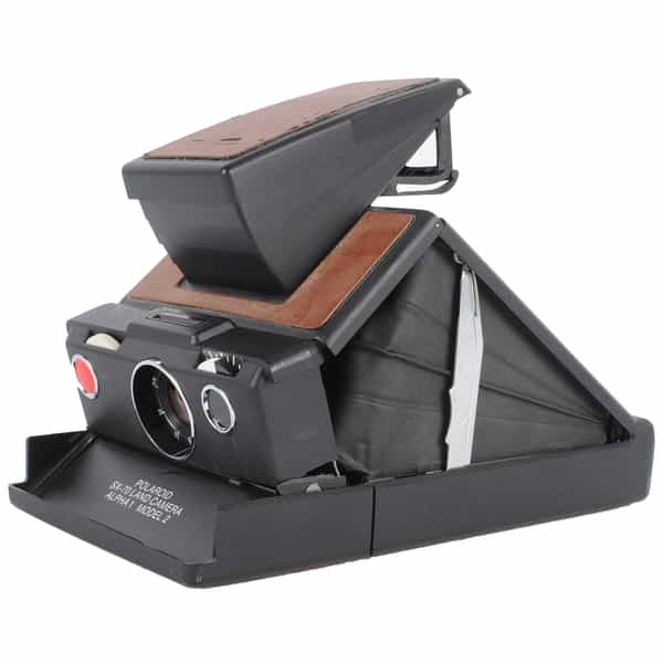Polaroid SX-70 Land Camera Alpha 1, Model 2, Black/Tan at KEH Camera