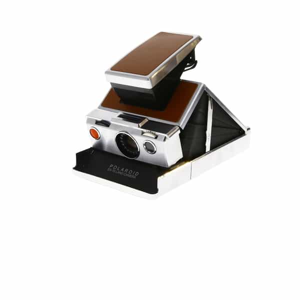 Polaroid SX-70 Land Camera, Chrome/Tan at KEH Camera