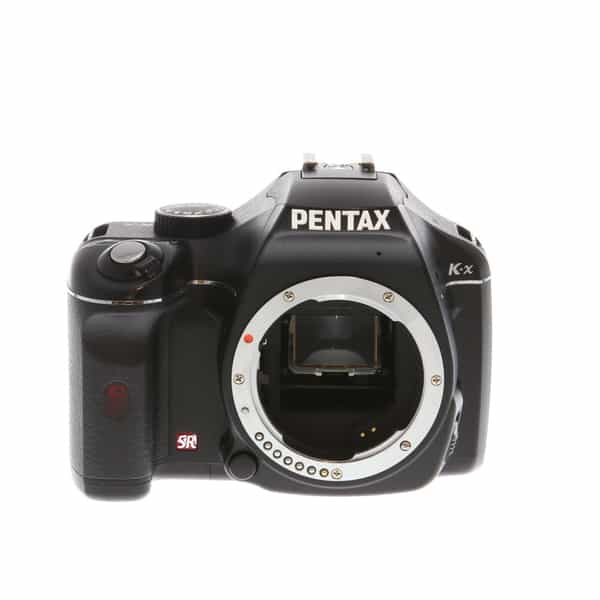 Pentax K-X DSLR Camera Body, Black {12.4MP} Body Only at KEH Camera