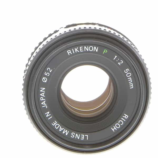 Ricoh 50mm F/2 Rikenon P Manual Focus Lens For Pentax K Mount {52} at KEH  Camera