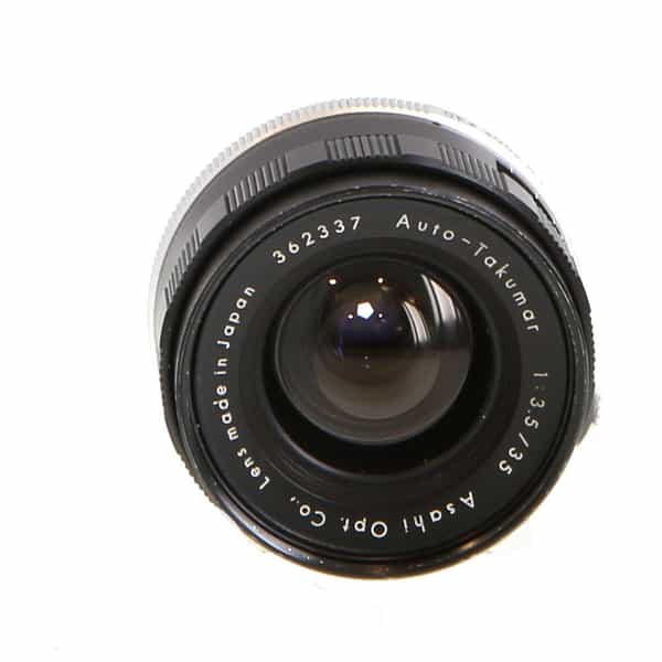 Pentax 35mm F/3.5 Auto Takumar (Semi-Auto) M42 Screw Mount Manual Focus  Lens {46} at KEH Camera