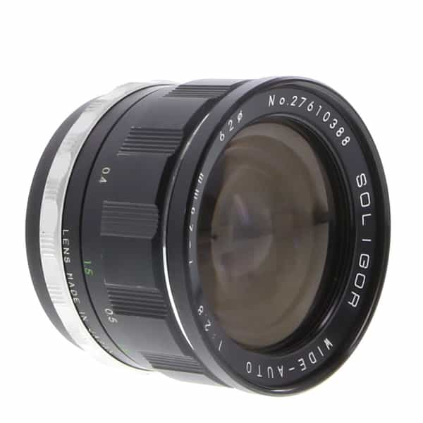 Soligor 28mm f/2.8 Auto M42 Screw Mount Manual Focus Lens {62} at 