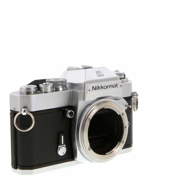 Nikon Nikkormat EL (Non AI) 35mm Camera Body, Chrome at KEH Camera