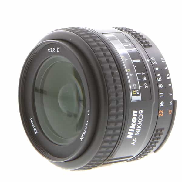 Nikon AF NIKKOR 28mm f/2.8 D Autofocus Lens {52} at KEH Camera
