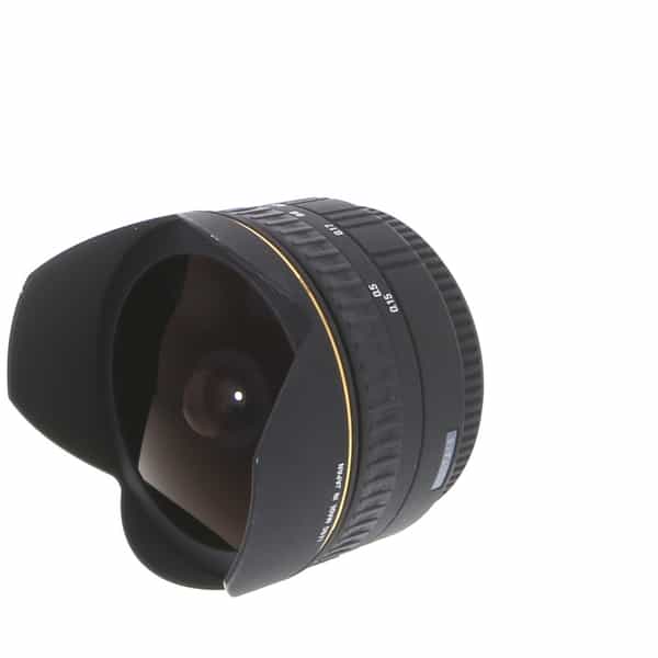 Sigma 15mm f/2.8 EX D Fisheye Autofocus Lens for Nikon {Gel} at KEH Camera