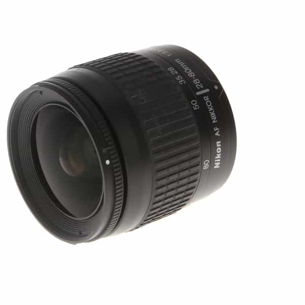 Nikon AF NIKKOR 28-80mm f/3.3-5.6 G Autofocus Lens, Black {58} at KEH Camera