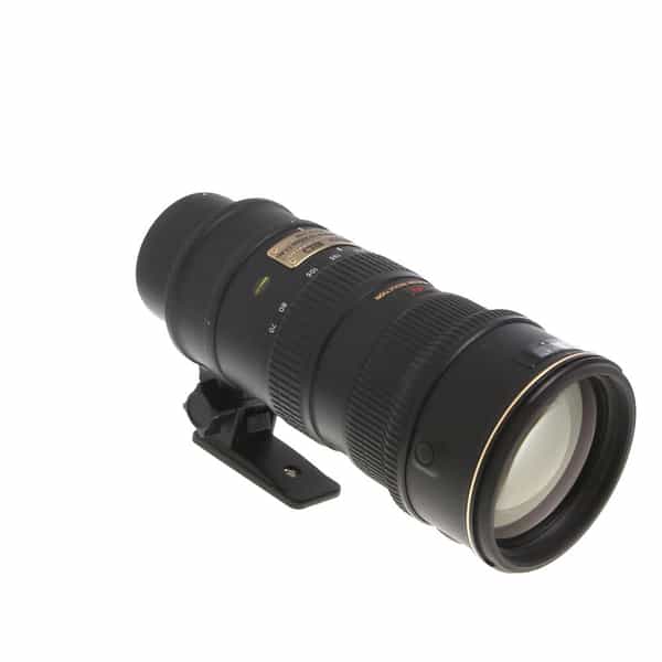 Nikon AF-S NIKKOR 70-200mm f/2.8 G ED VR Autofocus IF Lens, Black {77} at  KEH Camera