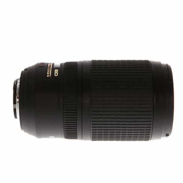 Nikon AF-S NIKKOR 70-300mm f/4.5-5.6 G ED VR Autofocus IF Lens {67} - With  Caps and Hood - EX+