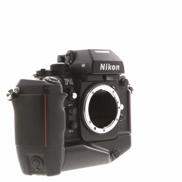 Nikon F4S (F4 Body with MB-21 High Speed Battery Pack) 35mm Camera Body  (Requires 6x AA, or 6x NiCd) - Used 35mm Film Cameras - Used Film Cameras -  Used Cameras at