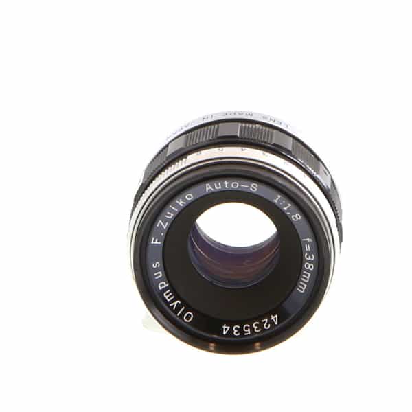 Olympus 38mm f/1.8 F. Zuiko Auto-S FT Lens for Olympus PEN Film Camera {43}  at KEH Camera