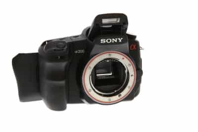Sony Alpha a200 DSLR Camera Body, Black {10.2MP} at KEH Camera