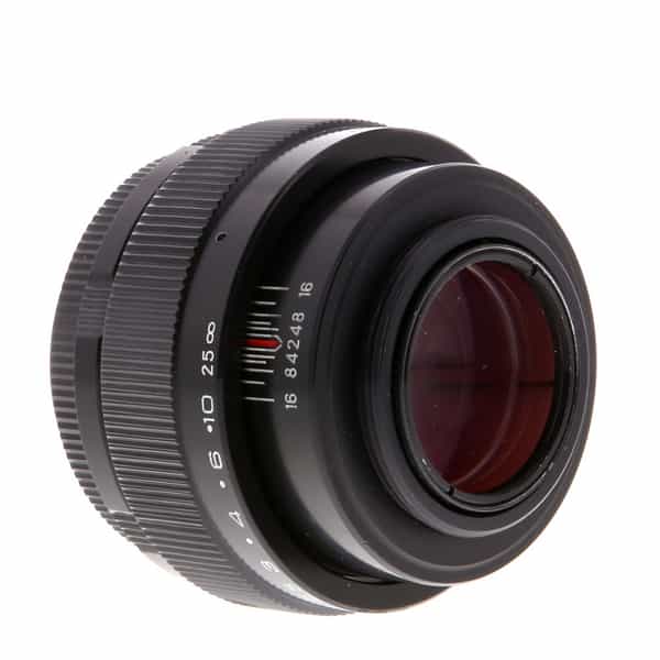 KMZ 85mm f/2 Jupiter-9 Lens for Contax Rangefinder, Black at KEH Camera