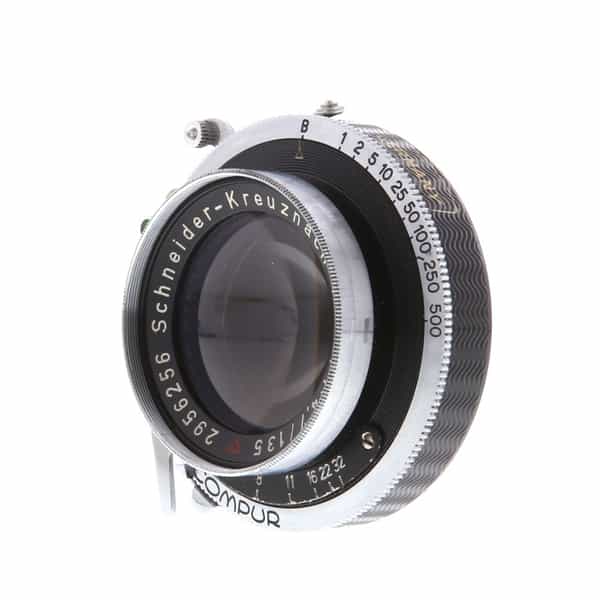 Schneider-Kreuznach 135mm f/4.7 Xenar Synchro-Compur B (35MT) 4x5 Lens at  KEH Camera