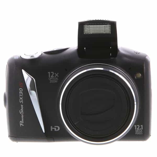Canon Powershot SX130 IS Digital Camera, Black {12.1MP} at KEH Camera